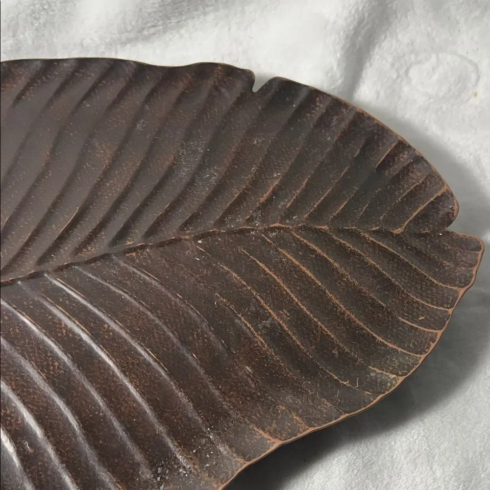 PartyLite Retired Island Escape Banana Leaf Tray